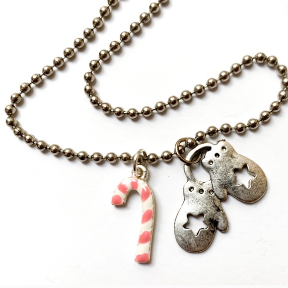 Jewelry Candy Cane Necklace Poshmark